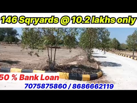 146 Sqryards @. 10.22 lakhs only || 50% Bank Loan facility ||