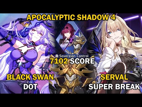 Black Swan DOT & Serval Super Break | Apocalyptic Shadow Stage 4 (3 Stars) | Honkai Star Rail 2.6