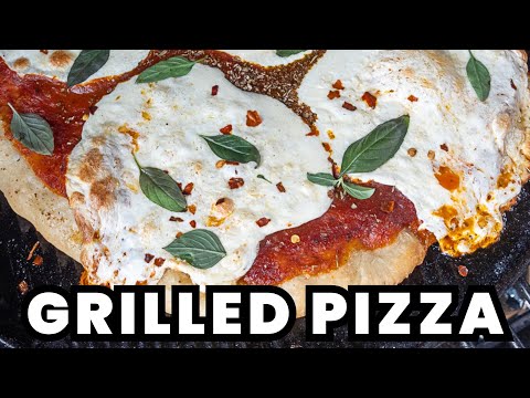 Traeger BBQ Grilled Margherita Pizza