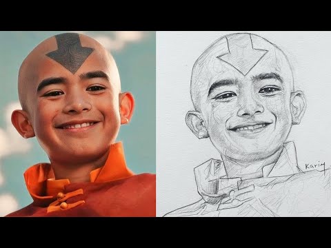 Create Your Own Avatar: Drawing Aang from the Netflix Series