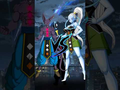 Lord Beerus vs Vados Comparison Video #goku #dragonball #beerus #anime