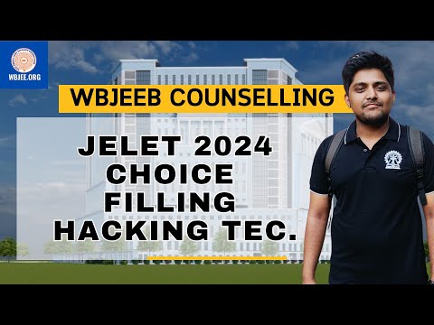 JELET / WBJEE CHOICE FILLING HACKING TECHQUINES || #JELET2024