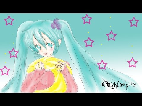 「初音ミク vocaloid」月/midnight"tea"party 「original song」