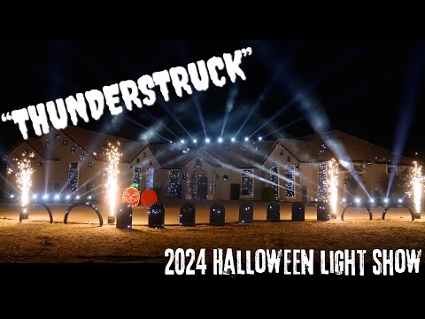 2024 Halloween Light Show Part 1