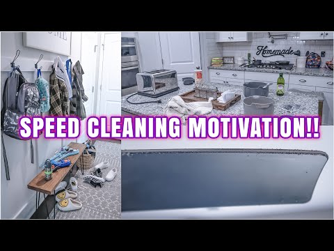 SPEED CLEANING MOTIVATION | ALL DAY CLEAN WITH ME | MESSY HOUSE TRANSFORMATION