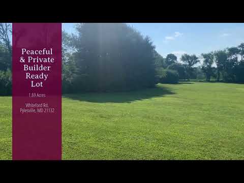 Peaceful & Private Builder Ready Lot