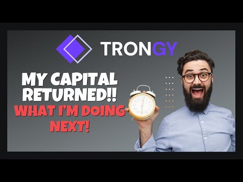 30 Days Later My Capital Is Back 🎯 Earning Up To 3% Daily With Trongy 📈