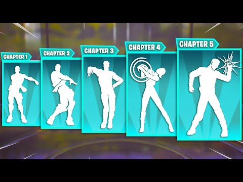 Evolution of Fortnite BATTLEPASS Emotes