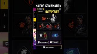 Kairos Character Combination 🔥 Best Character Combination | Kairos Character Ability #srikantaff