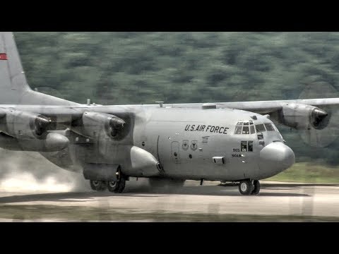 C-130H Hercules Dirt Airstrip Landing/Take Off