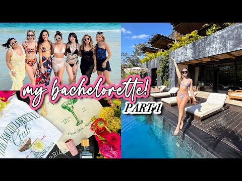 MY BACHELORETTE HOUSE TOUR!! Tulum Girls Trip Part 1