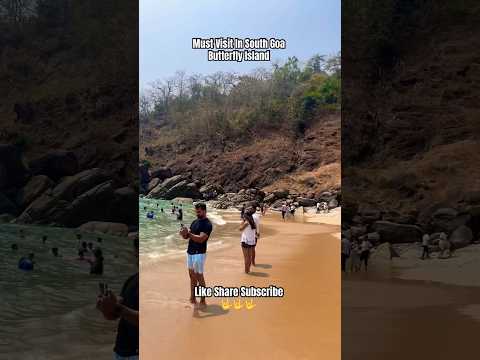 Butterfly Island | Goa Diaries | South Goa 🏝️ 🏝️ #shorts #beachvibes #goadiaries