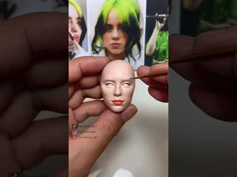 Clay Artisan JAY ：Transforming Clay into Billie Eilish – Portrait Sculpture