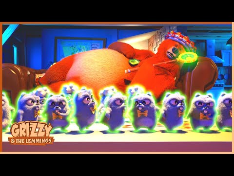 In the Service of His Majesty | Grizzy & the lemmings Clip | 🐻🐹 Cartoon for Kids