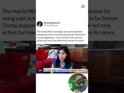 Actors Used in Misleading HARRIS-WALZ AD