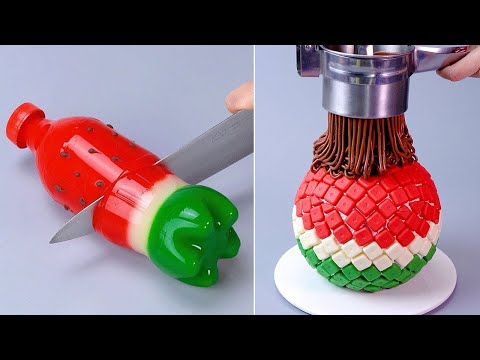 Amazing & Yummy WATERMELON Dessert Recipes For Summer 🍉 So Yummy Cake Decorating Tutorial