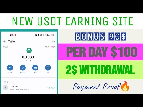 Per Day Earn $100-200 | New USDT Investment Site | Mall Income Site | Usdt Earning