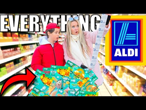 We bought EVERY VEGAN PRODUCT at Aldi 😋 food shopping challenge! Veganuary 2023 haul