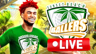 🚨SUNSET BEACH IS BACK! PLAYING 2X REP IN SUNSET PARK W/ BEST BUILD + BEST JUMPSHOT ON NBA2K25!