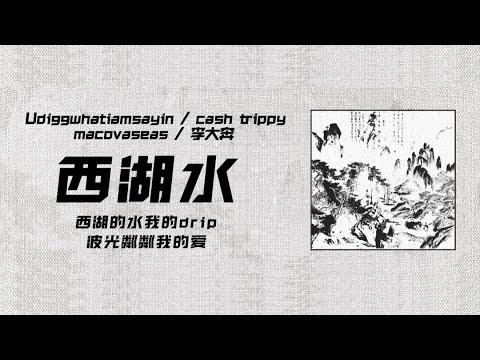 西湖水 - Udiggwhatiamsayin / CashTrippy / mac ova seas / 李大奔_【动态歌词Lyric Video】