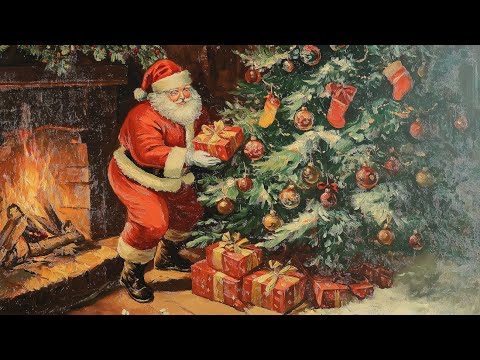 Christmas TV Art | 12 Images | 2 Hours | 4K | Vintage Christmas TV Art | Santa TV Art | Cozy TV Art