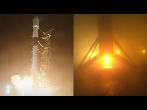 SpaceX Starlink 200 launch and Falcon 9 first stage landing, 30 October 2024