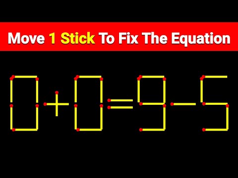 If you are genius solve this || Matchstick puzzle || Ep : 34