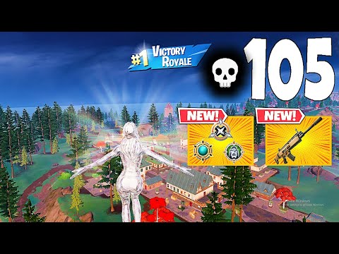 105 Elimination Solo Vs Squads "Zero Build" Gameplay Wins (Fortnite chapter 5)