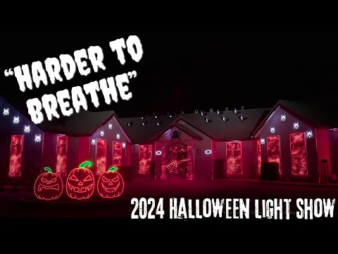 2024 Halloween Light Show Part 2 - Maroon 5 "Harder to Breathe"