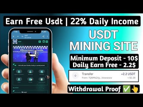 New USDT Mining Website 2024 | Best USDT Investment Site 2024 | Free USDT Earning Site 2024