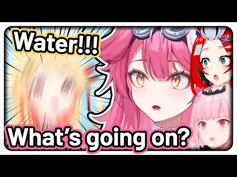 Kanade needed that water bad... 【Hololive / HoloARK】