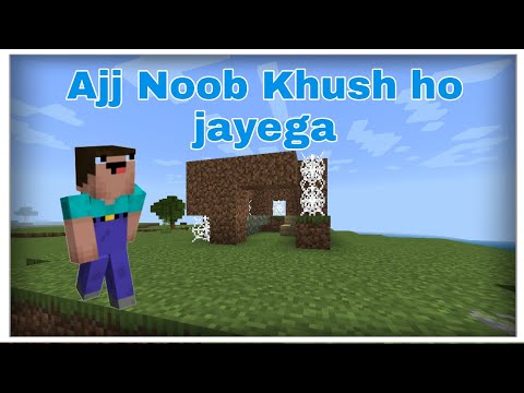 Ajj noob ko khush kardiya #shorts #noobfunnyvideo #minecraft #minecraftgame #gamer