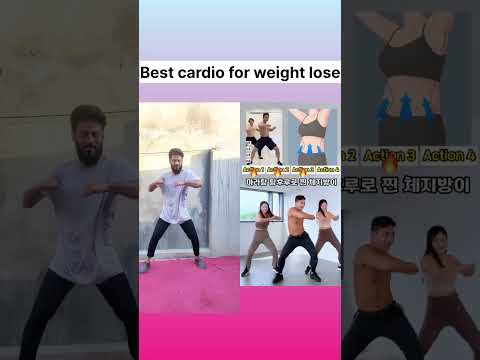 Best cardio workout for weight lose #weightloss #fatloss #fitness #workout at home #challenge