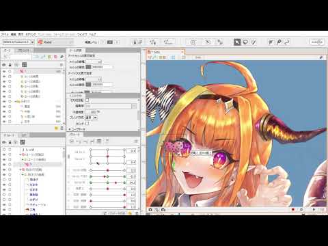 【桐生ココ】Live2D メイキング