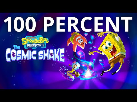 SpongeBob SquarePants The Cosmic Shake 100% Walkthrough 🧽 (All Collectibles and Platinum Trophy)