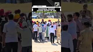 AAP national convener Arvind Kejriwal arrives in J&K’s Doda