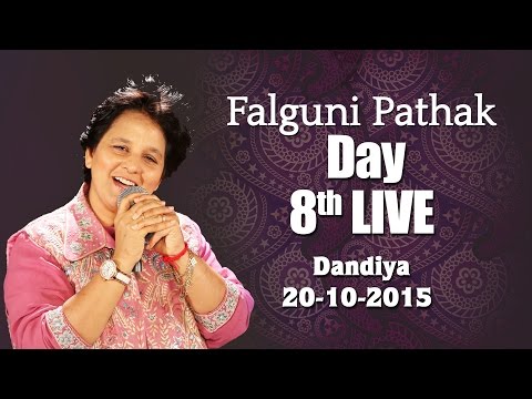 Falguni Pathak Raas Garba 2015 | Ghatkopar - Mumbai Day 8 Live -20th Oct 2015