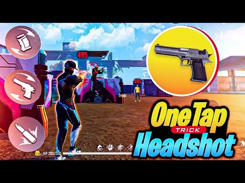 Desert Eagle ONETAP Headshot Trick On Mobile | Short Range Headshot Trick 🔥