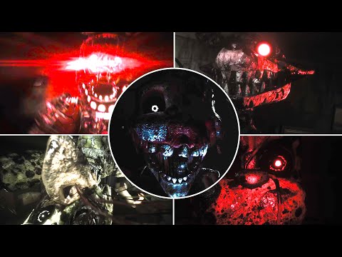 The Joy Of Creation - ALL Animatronic Jumpscares + Events (Office Jumpscares)