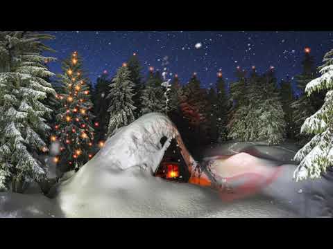 Relaxing Piano Music with Fairy Tale Christmas Winter Scenery 🎄 6 Hour Instrumental Slow Music