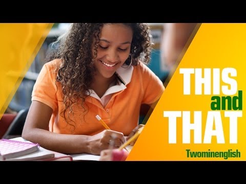 Correct Use of 'This' and 'That' - English Learning Lesson