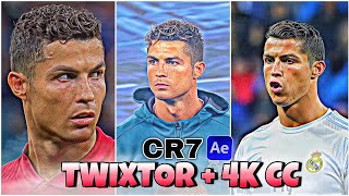 Cristiano Ronaldo Twixtor - 4k Clips + CC High Quality For Editing 🤙💥 #Part1