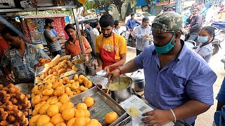 Heavy Crowd @ Ganesh Tiffin Center @ Chandanagar, Hyderabad | Any Breakfast 30 Rs Only | Street Food