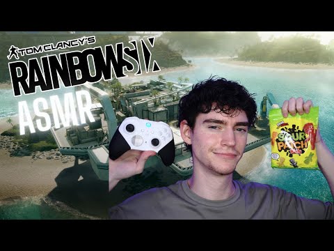 ASMR Gaming - Rainbow Six Siege + Eating Candy (Whispering, Controller sounds, Eating Sounds)