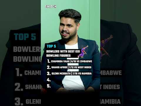 Top 5 ODI Bowlers #shorts #top5 #bowlers #shahidafridi #rashidkhan #waninduhasaranga