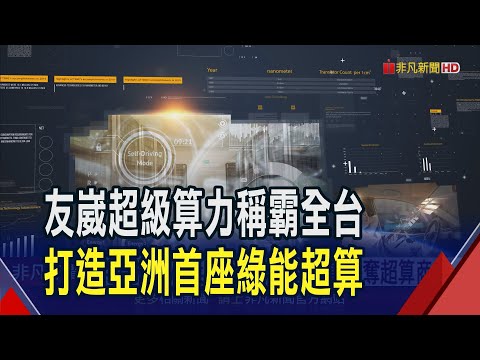 友崴超級運算中心開幕 機房採輝達H100晶片模組 算力占約55%稱霸全台｜非凡財經新聞｜20241114