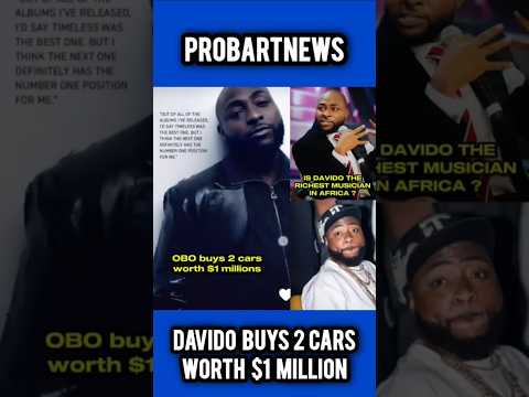 Is DAVIDO the Richest in Africa #davido #30billiongang #30bg #cybertruck #tesla