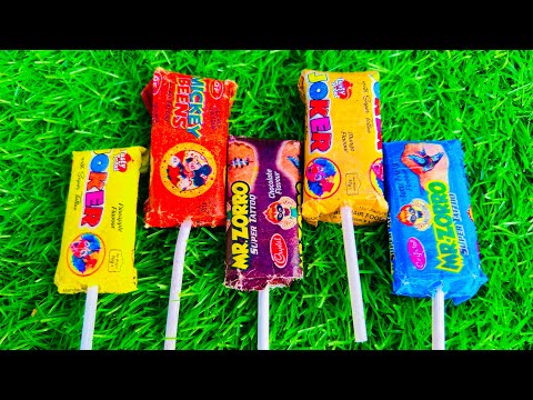 Some popular Candies in the World | New Milk Bottle | mini Cooking | Ice Cream Pop It | Asmr Coca.