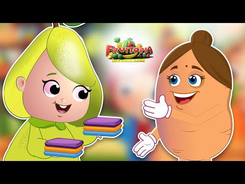 आलू कचालू और धोबी  | Baby Songs Hindi | Fruitopia - Hindi Nursery Rhymes