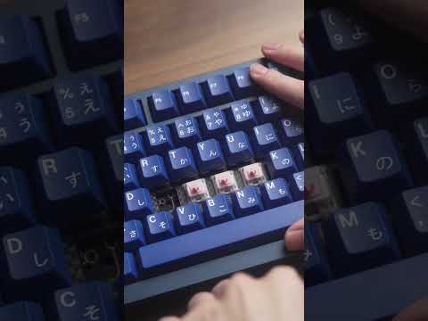 Lubed vs Unlubed Keyboard Switches #shorts